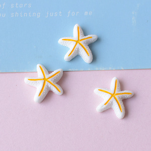 Mignon Sea Star Dolphin Ocean Series Résine Charme pour Cas Junk DIY Pince À Cheveux Chaussure Fleurs Accessoires Décoration - Product Image 2