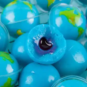 OEM土制3D果冻软糖球散装设计师水果风味软糖批发