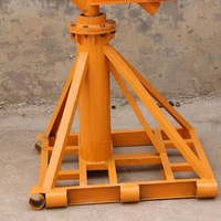 Mini-grue électrique 220V, nouvelle grue mobile compacte pour usage domestique et extérieur, idéale pour le levage de céréales et de briques.