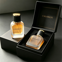 Emballage de parfum de luxe, flacon de parfum en verre épais givré de 30 ml, 50 ml, 100 ml avec boîte cadeau magnétique, insert en EVA, impression personnalisée