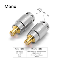 Connecteur DIY Monx pour écouteurs, prise AC plaquée or en bronze phosphoreux pour Ie200 Ie600 Ie900 A2DC N5005, neuf