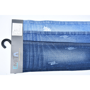 Tela vaquera 100% algodón de 14 oz, estilo sarga de alto gramaje, teñida con hilo, para jeans estilo boyfriend - Product Image 2