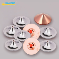Nouvelle buse Laser à fibre simple Double couche 1.5 coupe soudage pointe de cuivre à grande vitesse pour tête de découpe Laser Raytools métal