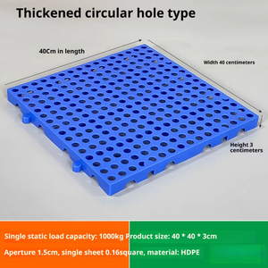 Paletas de Plástico Encajables para Almacenamiento en Frío, Rejilla Antihumedad para Piso, Adecuadas para Fábricas y Talleres - Product Image 6