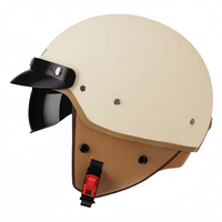 Casques de moto unisexes Casques d'équitation rétro pour adultes