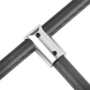 Joint de trépied en alliage d'aluminium 12x12mm pour train d'atterrissage de drone, tube en fibre de carbone - Product Image 2