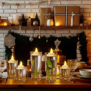 Hot Selling LED Waterproof Electronic Candle Light <b>Float</b> on Water Home Indoor Outdoor Decoration Flameless Candle <b>Lamp</b> - Product Image 3