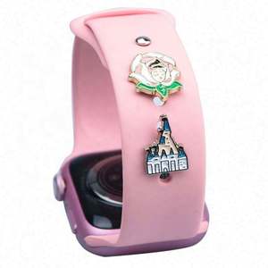 Dijes de banda de esmalte duro personalizados para pulsera, clavos decorativos de pata de Metal, dijes de reloj para correas y accesorios de reloj inteligente - Product Image 2