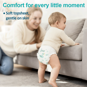 Pannolini a mutandina per neonati in offerta, pannolini usa e getta morbidi e traspiranti all'ingrosso per neonati - Product Image 5