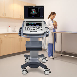 Échographe <span class=keywords><strong>portable</strong></span> <span class=keywords><strong>Edan</strong></span> avec deux sondes AX3 VET, appareil d'échographie Doppler couleur vétérinaire pour cliniques et hôpitaux vétérinaires - Product Image 4