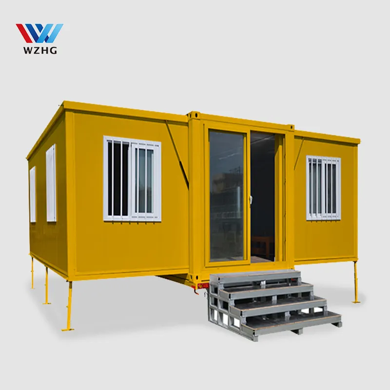 Eenvoudig Ontwerp Droom Fold Out 1 Slaapkamer Prefab Eenvoudige Woningen Uitbreidbaar Container Huis Te Koop