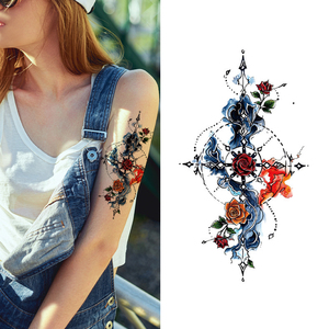 Haute qualité personnalisé filles temporaire <span class=keywords><strong>tatouage</strong></span> autocollant adhésif corps Art imprimé sur papier fête décorations <span class=keywords><strong>faux</strong></span> <span class=keywords><strong>tatouage</strong></span> modèle - Product Image 1