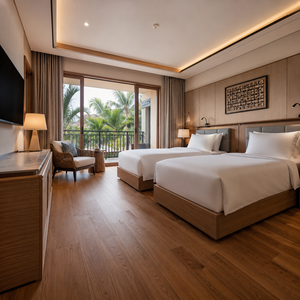 High Quality Hotel Furniture Supplies Commercial Custom Modern Design Wooden <strong>Bed</strong> <strong>Complete</strong> Hotel Room Furniture <strong>Set</strong> - Product Image 1
