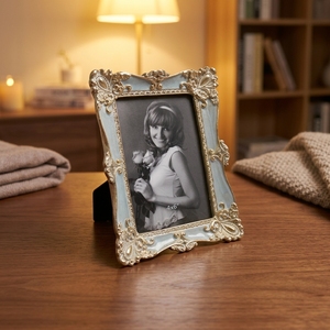 Vintage Baroque Photo <strong>Frame</strong>, French <strong>Shabby</strong> <strong>Chic</strong> Ornate Resin <strong>Picture</strong> <strong>Frame</strong> 4x6 Inch - Product Image 6
