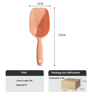 Pemberi makan mudah digunakan, peralatan memberi makan teman berbulu Anda, sekop kecil, Sendok makanan anjing & kucing hewan peliharaan untuk mangkuk - Product Image 6