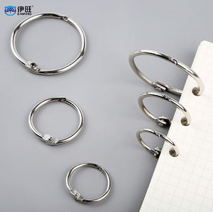 Anillos de encuadernación de hojas sueltas de plata de acero inoxidable YIWANG, anillos de libro de 1 pulgada para encuadernación de libros - Product Image 3