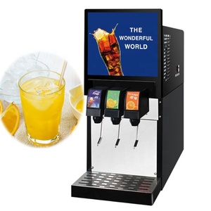 Distributeur commercial de jus de boisson post-mélange Sprite gazéifié faisant la machine Machine de fontaine à soda à 3 soupapes à vendre - Product Image 2