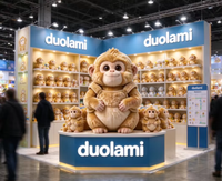 Jouet en peluche singe mignon et doux pour enfants, cadeau personnalisé OEM ODM, jouet en peluche singe