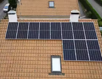 Panneau solaire flexible N-Type TOPCon 520W-535W sans cadre, léger, mono MWT, demi-cellule, certifié, double vitrage, module solaire OEM