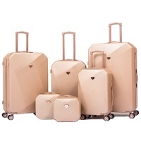 Buen precio Abs <span class=keywords><strong>Pc</strong></span> 6 piezas Set Maletas <span class=keywords><strong>de</strong></span> viaje Equipaje Trolley <span class=keywords><strong>de</strong></span> viaje Equipaje con 4 ruedas - Product Image 6