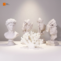 Sculpture en résine de corail simulé peinte à la main, écologique, élégante, ornement de bureau, décoration artistique pour Thanksgiving, cadeau d'affaires