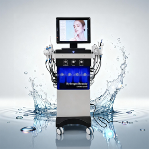 Mikrodermabrasi oksigen hidro wajah, sertifikasi kualitas Aqua dengan gelembung kecil untuk pembersihan pori-pori dalam dan pengencangan kulit - Product Image 1