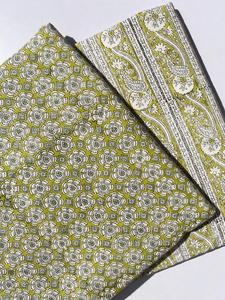 हाथ ब्लॉक प्रिंट कपड़े 100% सूती कपड़े भारतीय जातीय पोशाक कपड़े बनाने वाली भारतीय जातीय पोशाक कपड़े बनाने वाली सामग्री - Product Image 2