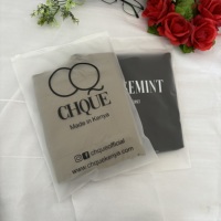 Sacs à vêtements de luxe personnalisés Emballage transparent en poly à fermeture éclair Matériau PE pour vêtements et sacs à fermeture éclair Sacs d'emballage en plastique