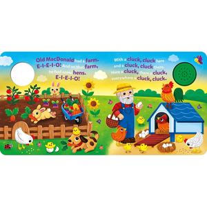 Livre sonore personnalisable « Old MacDonald Had a Farm » – Chansons de ferme classiques à chanter en famille – Livre cartonné robuste avec <span class=keywords><strong>module</strong></span> sonore de comptes-rendus pour enfants - Product Image 5