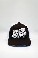 Casquette de camionneur unisexe de haute qualité Broderie de lettres 3D Polyvalent Sports d'extérieur Loisirs-Sandwich Brim Deux Tons