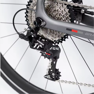<span class=keywords><strong>GRAVEL</strong></span>-V3 APEX Vélo de gravier léger à cadre en carbone et jantes en aluminium, 11 vitesses, freins à disque hydrauliques, pédales standard, câblage entièrement intégré - Product Image 4