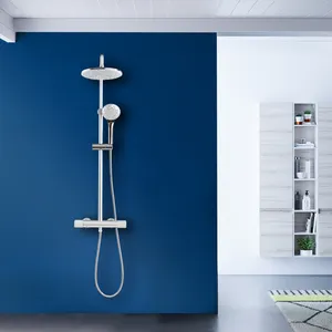 YUNDOOM原始设备制造商淋浴龙头套装淋浴混合器柱Chuveiro浴室雨龙头暴露2022带软管条淋浴套装