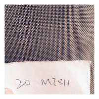 Plain Weave Roestvrij Staal Geweven Gaas 201/302/304/304L/316/316L Materiaal voor Ss Wiremesh Buigen