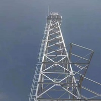 Tour de sécurité galvanisée à chaud de qualité industrielle pour la surveillance des champs pétroliers et gaziers et la mise en place dans les zones dangereuses