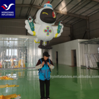 Model Figur Balon Tiup Kartun untuk Iklan Luar Ruang