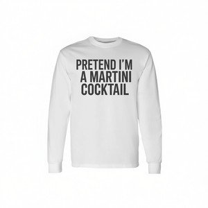 Camiseta de manga larga de Halloween con estampado de "Pretend I'm A Martini Cocktail" - Product Image 2