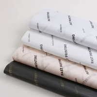 Emballage en papier de soie avec logo imprimé personnalisé Papier de cuisson synthétique enduit pour vêtements Emballage cadeau en carton à usage chimique