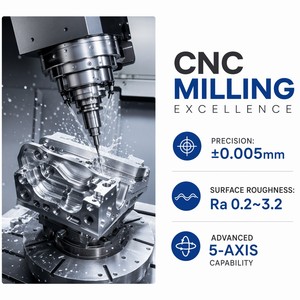 Services de fraisage CNC sur mesure pour aluminium, acier, laiton et cuivre, avec lignes de fraisage et découpe rapide - Product Image 4