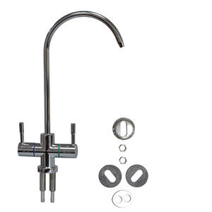 Grifo de Doble Salida con Cuerpo de Aleación y Conexión Rápida Estándar, Accesorio para Grifo de Cocina Doméstico - Product Image 2