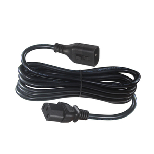 Khuyến mãi C14 C13 IEC 60320 PDU cáp để PC <span class=keywords><strong>c13c14</strong></span> 24V cung cấp biến áp IEC320 Pan PWR máy chủ màu đen 1.2m kết nối cáp - Product Image 3