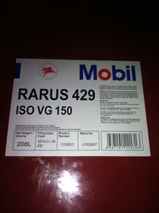 Mobil SHC rarus 424 425 426 427 429 penuh minyak sintetis gratis sekrup udara kompresor minyak minyak pelumas