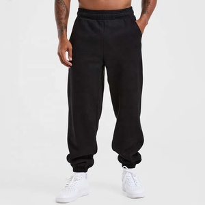 <span class=keywords><strong>Pantaloni</strong></span> da jogging oversize in <span class=keywords><strong>cotone</strong></span> 70% 30% poliestere Supersoft elasticizzato a vita media Vintage piatto Hip Hop da ragazzo - Product Image 4