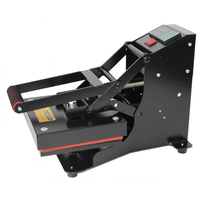 Petite machine à repasser manuelle pour étiquettes 20X20CM, machine à transfert thermique pour logo de t-shirt, presse pour étiquettes de lavage