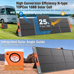 แผงโซลาร์เซลล์พับได้แบบ N-type TOPCon ปี 2026 รุ่นใหม่ กำลังไฟ 100W 200W 400W ประสิทธิภาพสูง 25% วัสดุ ETFE กันน้ำระดับ IP67 สำหรับสถานีไฟฟ้า รับผลิตแบบ OEM ODM - Product Image 3