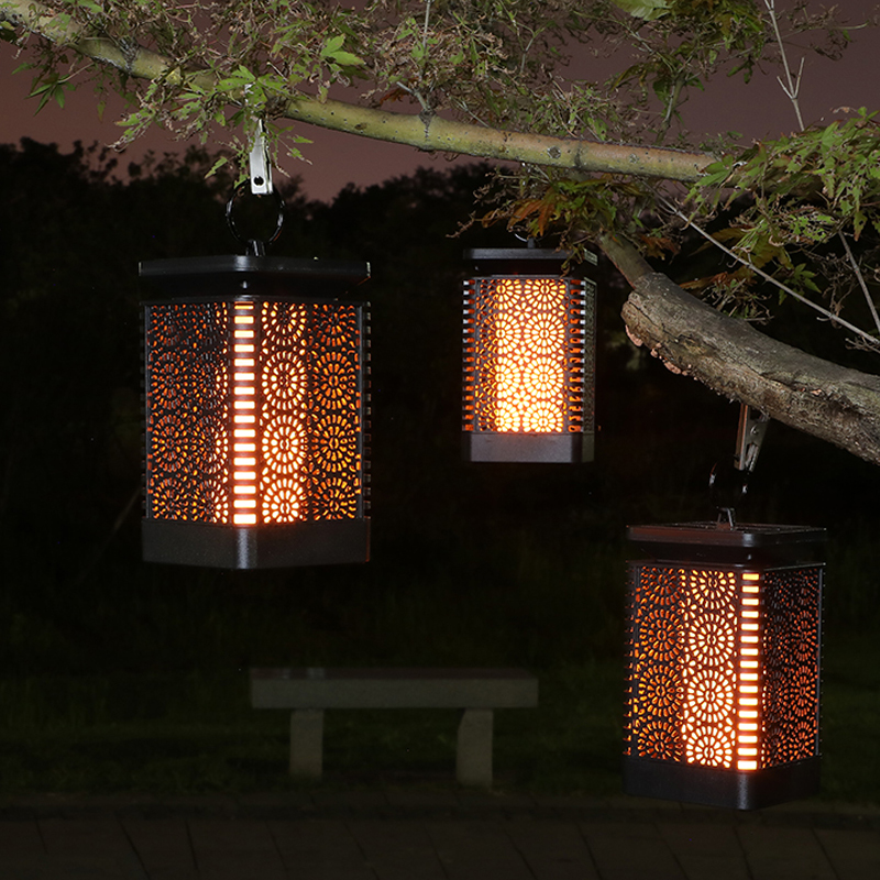 Водонепроницаемый мерцающий фонарик на солнечной батарее, уличный садовый фонарь для двора, ночник, праздничный декоративный светильник, 1 упаковка