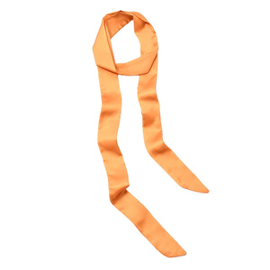 <span class=keywords><strong>Elegante</strong></span> <span class=keywords><strong>Sciarpa</strong></span> Lunga in Seta con Fiocco per Capelli da Donna, Fermacoda Nero con Motivo Sunburst Dorato, Nastro Sottile, Accessorio Moda per Capelli - Product Image 4