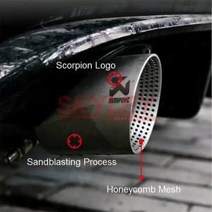 SKYLEY embouts d'échappement en acier inoxydable personnalisés pour VW <span class=keywords><strong>Golf</strong></span> R MK7 <span class=keywords><strong>Golf</strong></span> 6 tuyaux de silencieux d'échappement pour VW <span class=keywords><strong>GOLF</strong></span> mk7 - Product Image 2