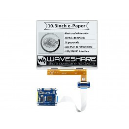 Waveshare 10.3-дюймовый E-Ink дисплей G-версии с драйвером IT8951 HAT (B), 1872x1404, черно-белый, оптическое склеивание, закаленное стекло, 2 16 - Product Image 4