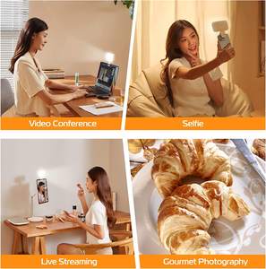 Mini lumière de selfie LED la <span class=keywords><strong>plus</strong></span> populaire pour <span class=keywords><strong>Tiktok</strong></span> Instagram Phone Fill Light avec trois couleurs à cinq niveaux d'éclairage photographique - Product Image 5