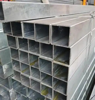 Tube rectangulaire galvanisé à chaud Q235B pour la construction de bâtiments avicoles en Éthiopie